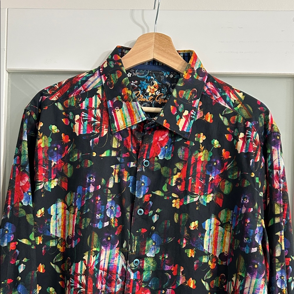 Robert Graham Multicolor Abstract Shirt